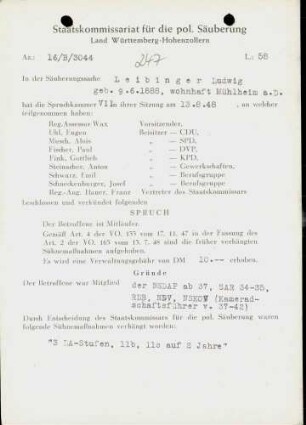 Leibinger, Ludwig