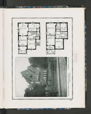 Landhaus Oldendorf. Baukosten Mk. 38.000