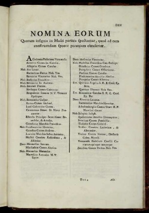 Nomina Eorum.