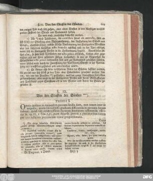 §. 12. Von den Stuffen der Sünden.