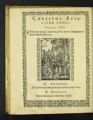 Christus Affigitur Cruci.