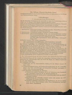 Die Stiftung "Deutsch-Nordische Burse"