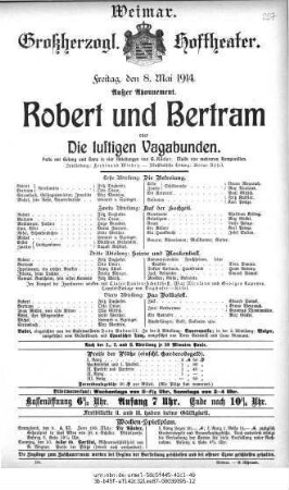 Robert und Bertram oder Die lustigen Vagabunden