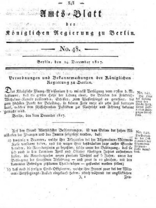 No. 48, 24. December 1817