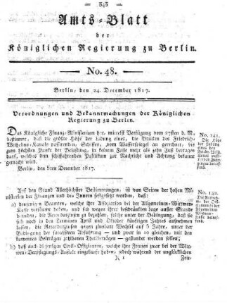 No. 48, 24. December 1817