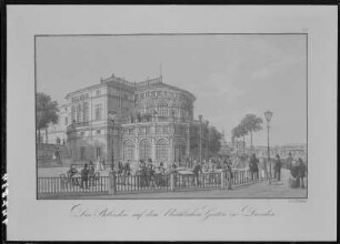 Das Belvedere auf dem Brühlschen Garten zu Dresden
