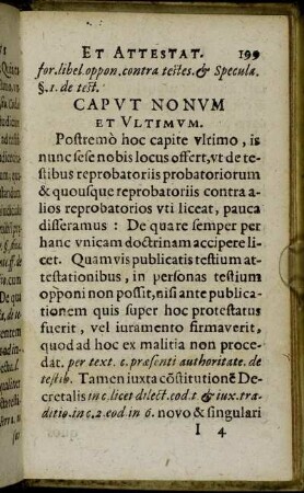 Caput Nonum Et Ultimum.