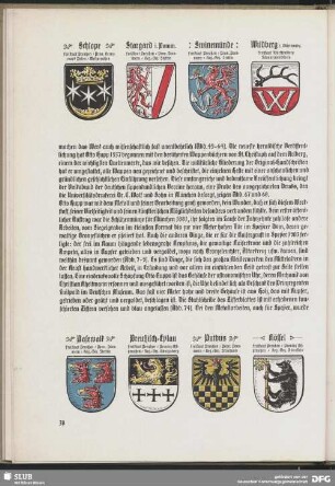 Deutsche Ortswappen. Proben aus den Werbemarken der Kaffee-Handels Aktiengesellschaft, Bremen