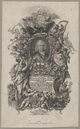 Bildnis des Franc. Sigism. Frid. de Sazenhofen