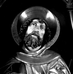 Schnitzaltar — Der heilige Jakob