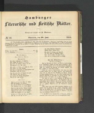 No. 51. 28. Juni 1854