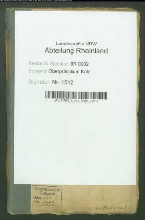 Anstellungsgesuche sub Litteris: (Sub A)