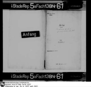 Landtagssachen und weitere Schriftstücke zu Verhandlungen mit den bremischen Landständen