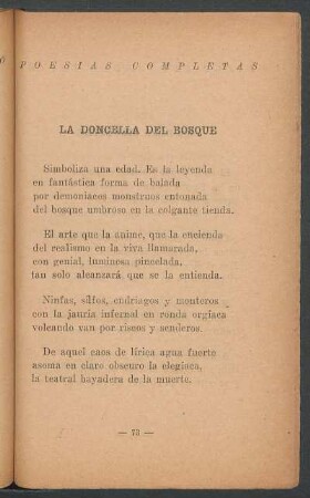 La doncella del bosque