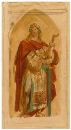 Studie zu einem singenden Ritter