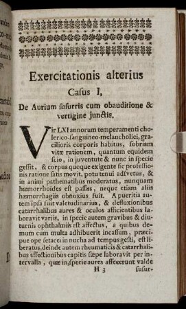 Casus I. - Casus VIII.