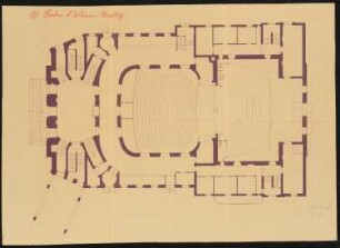 Stadttheater, Baden bei Wien: Grundriss 1:100