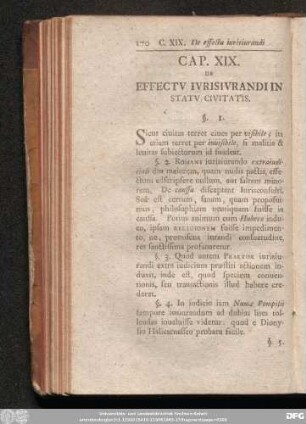 Cap. XIX. De Effectu Iurisiurandi In Statu Civitatis.