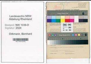 Entnazifizierung Bernhard Dirkmann , geb. 01.05.1896 (Landwirt)