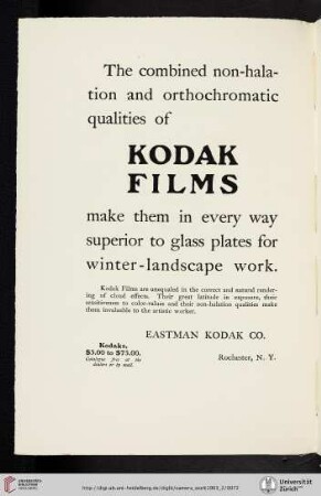Eastman Kodak Co. [Kodak Films]