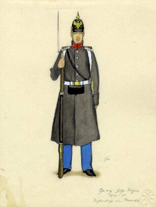 Uniformbild, Gefreiter der Infanterie der Schleswig-Holsteinischen Armee