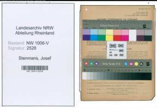 Entnazifizierung Josef Stenmans , geb. 03.02.1918 (Referendar)