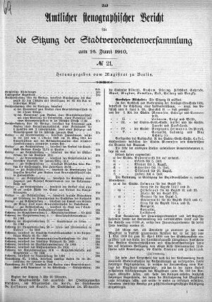 No. 21, 16. Juni 1910