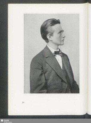 Max Planck. Jugendbildnis