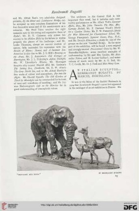 38: An italian sculptor : Rembrandt Bugatti