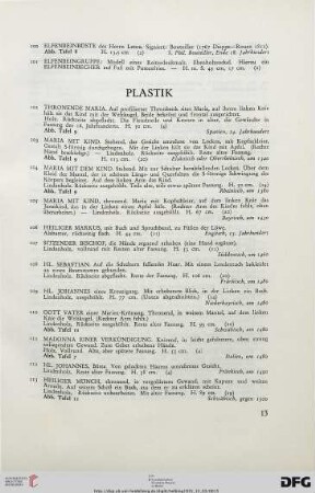 Plastik (Nr. 102-131)