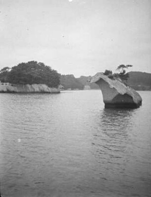 Matsushima-Bucht : Ansicht mit kiefernbedeckten Inseln