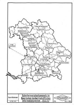 Datenfernverarbeitungsnetz im Bayerischen landwirtschaftlichen Informationssystem "BALIS"