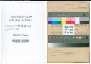 Entnazifizierung Hans Dmoch , geb. 02.02.1921 (Angestellter)