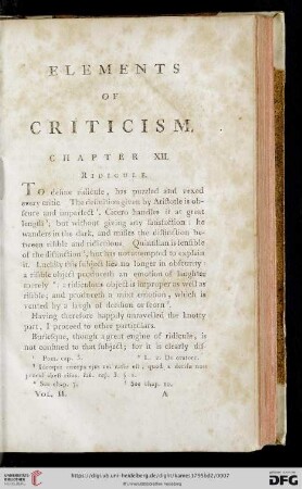 Chapter XII: Ridicule