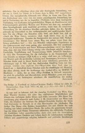 225-226 [Rezension] The Bridge