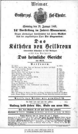 Das Käthchen von Heilbronn