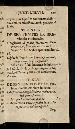429-458, Tit. XLV. - Tit. LXXXV.