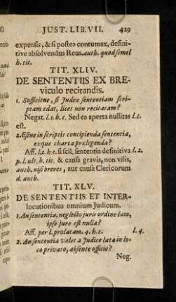 429-458, Tit. XLV. - Tit. LXXXV.