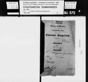 Gemeinde- und Stiftungsbauten - Allgemeines