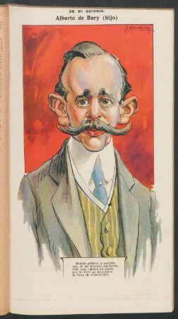 Alberto de Bary (hijo) - [Caricatura] : De mi Guignol