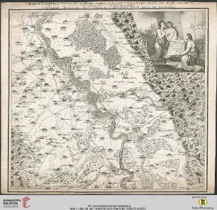 Charta Palatina Jussu Et Auspiciis Serenmi. Ac Potentmi. Electoris Palatini D. R. Bavariae Caroli Theodori Mannhemio Basileam Usque Producta