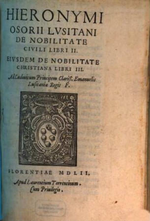 De nobilitate civili libri II.