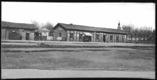 Figueras. Estacion del Ferro-carril de M. Z. A. (Bahnhof)