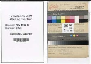 Entnazifizierung Valentin Brueckner , geb. 08.02.1896 (Polizist)