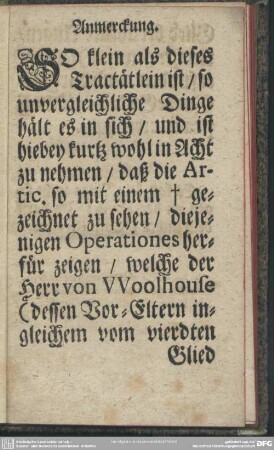 Anmerckung