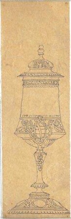 Zocher, Ernst; Architektur- Ornament- und Figurenstudien - Lampe (Ansicht)