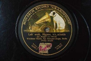 Leb' wohl, Mignon, ich scheide : aus "Mignon" / von Thomas