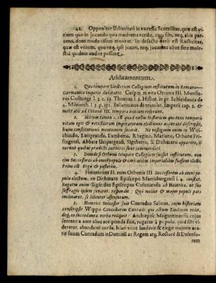 Additamentum.