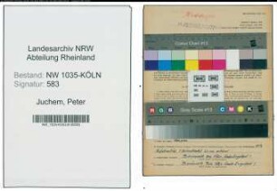 Entnazifizierung Peter Juchem , geb. 29.04.1900 (Kaufmaennischer Angestellter)