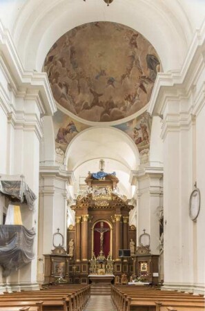 Ehemalige Franziskanerklosteranlage, Katholische Kirche Sankt Antonius von Padua und Sankt Petrus von Alcantara, Węgrów, Polen
